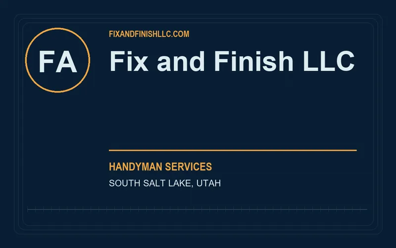 Fix and Finish LLC in South Salt Lake, Utah