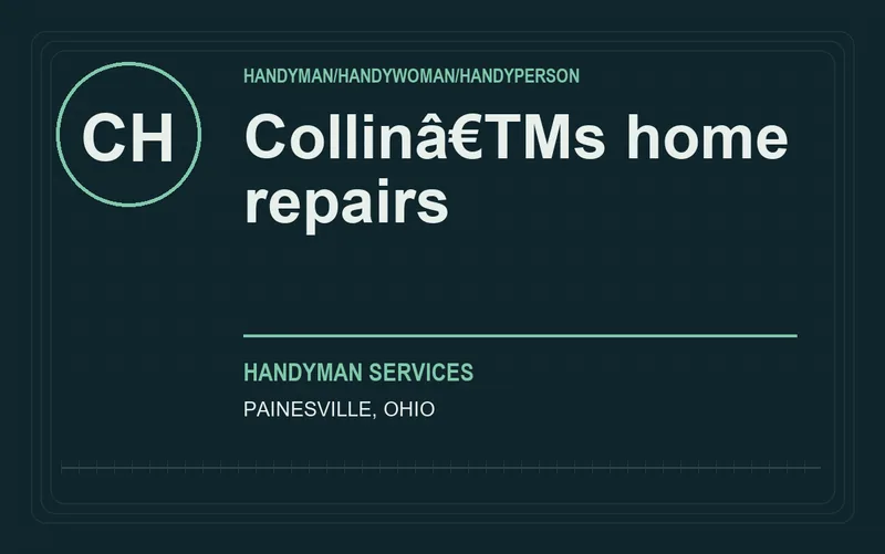 Collinâ€TMs home repairs in Painesville, Ohio