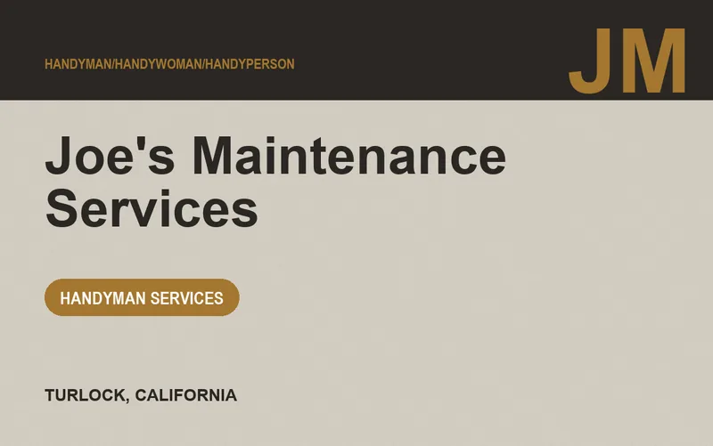 Joe's Maintenance Services in Turlock, California