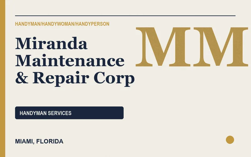MIRANDA MAINTENANCE & REPAIR CORP in Miami, Florida