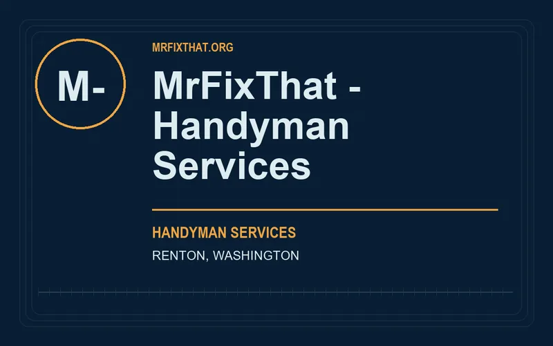 MrFixThat - Handyman Services in Renton, Washington