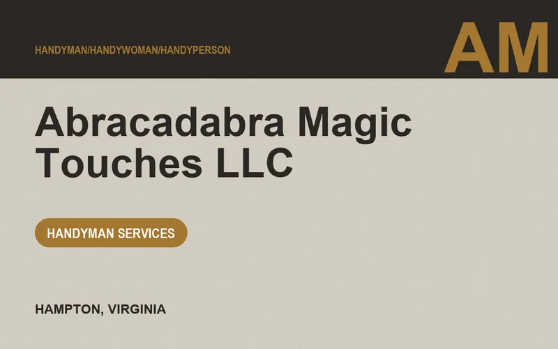 Abracadabra Magic Touches LLC in Hampton, Virginia