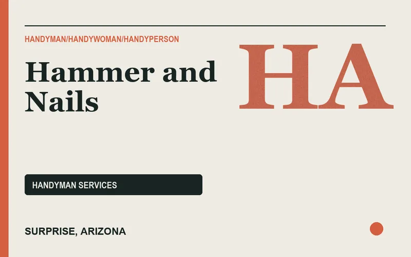 Hammer and Nails in Surprise, Arizona