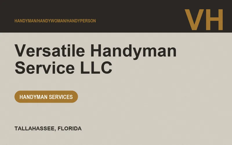 Versatile Handyman Service LLC in Tallahassee, Florida