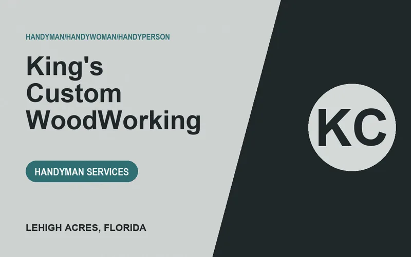 King's Custom WoodWorking in Lehigh Acres, Florida