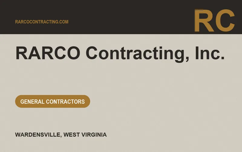 RARCO Contracting, Inc. in Wardensville, West Virginia