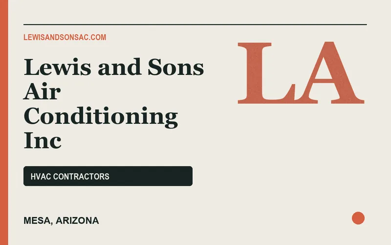 Lewis and Sons Air Conditioning Inc in Mesa, Arizona