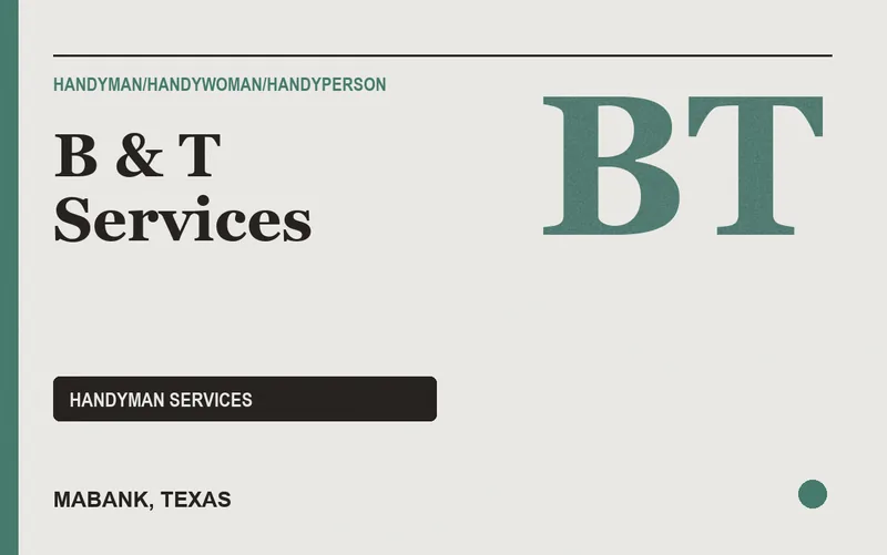 B & T Services in Mabank, Texas