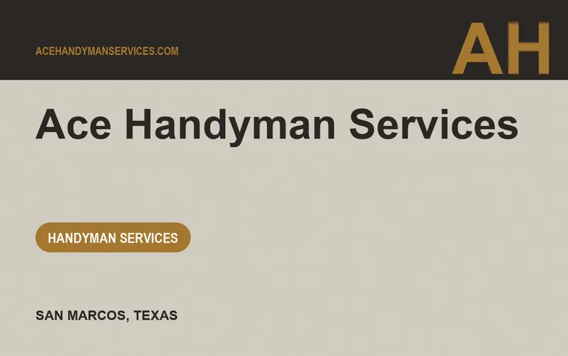 Ace Handyman Services in San Marcos, Texas