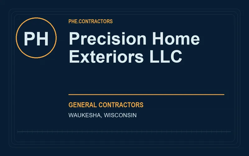 Precision Home Exteriors LLC in Waukesha, Wisconsin