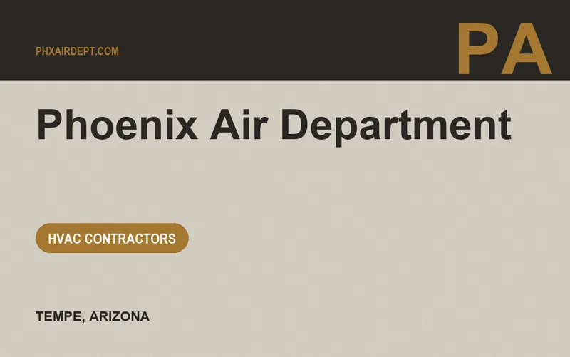 Phoenix Air Department in Tempe, Arizona