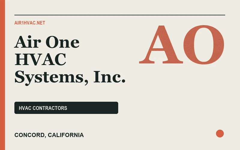 Air One HVAC Systems, Inc. in Concord, California
