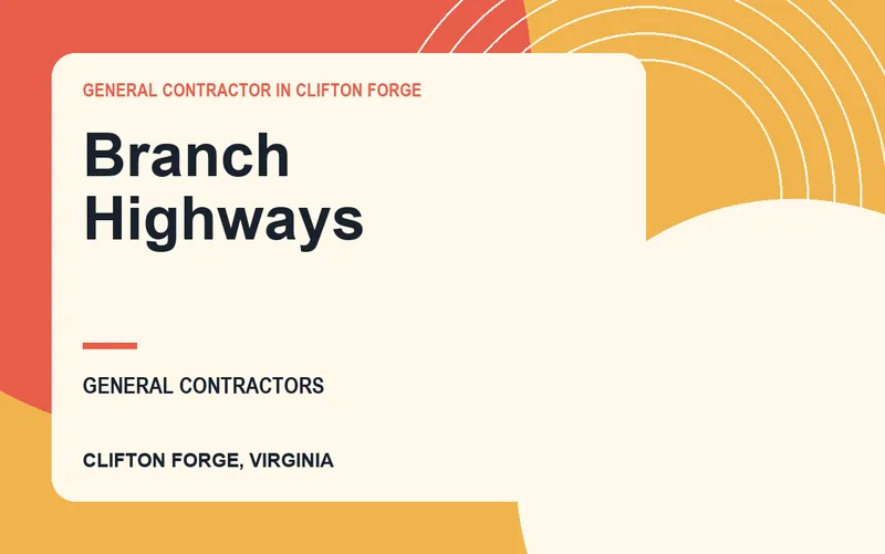 Branch Highways in Clifton Forge, Virginia