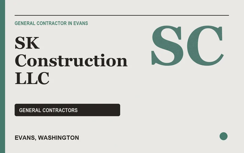 SK Construction LLC in Evans, Washington