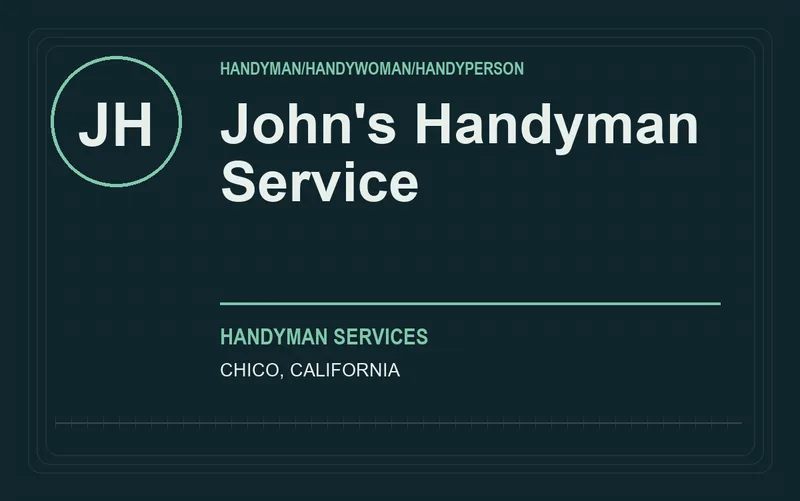John's Handyman Service in Chico, California