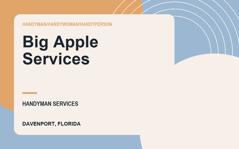 Big Apple Services in Davenport, Florida