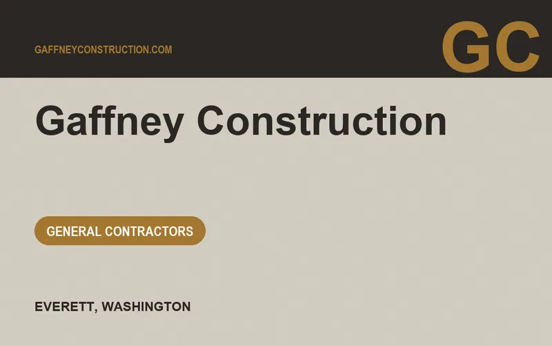 Gaffney Construction in Everett, Washington