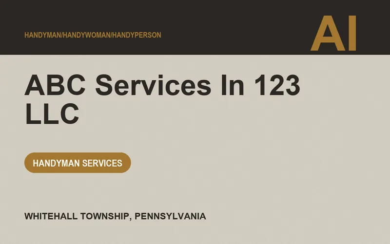 ABC Services In 123 LLC in Whitehall Township, Pennsylvania