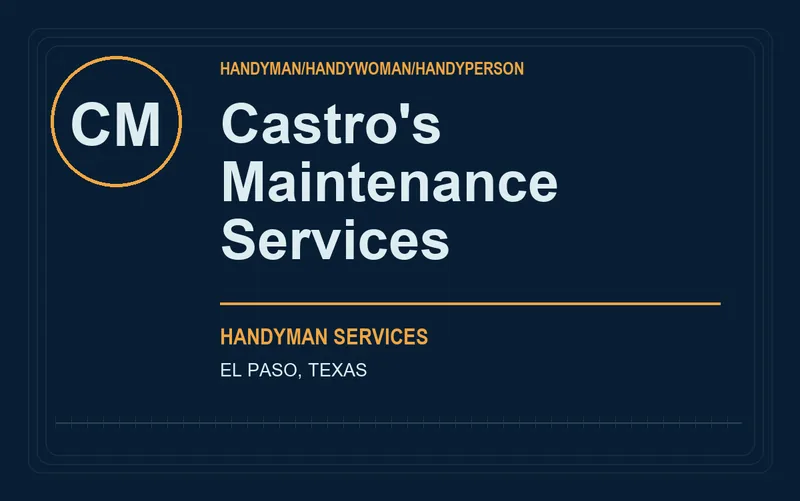 Castro's Maintenance Services in El Paso, Texas