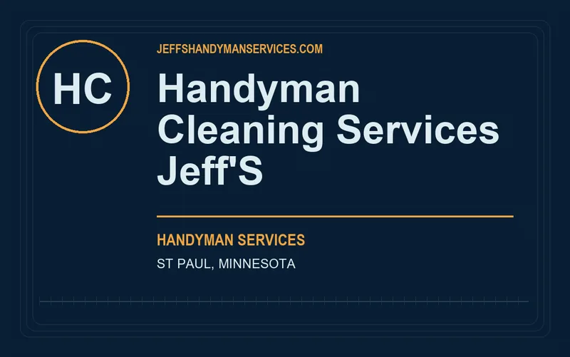 handyman cleaning services jeff's in St Paul, Minnesota