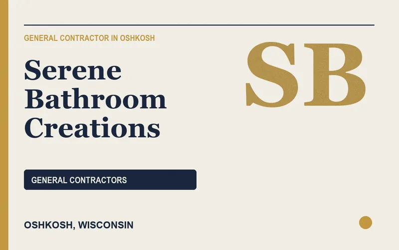 Serene Bathroom Creations in Oshkosh, Wisconsin
