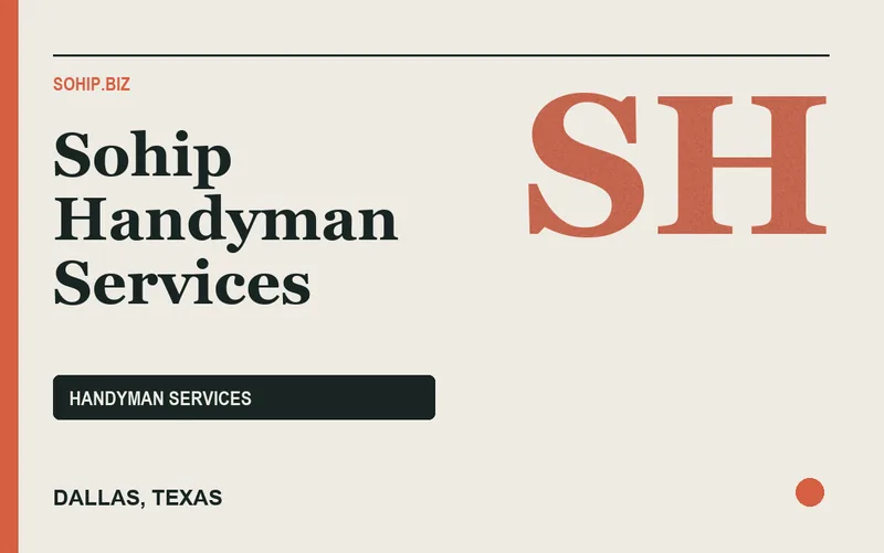 Sohip Handyman Services in Dallas, Texas