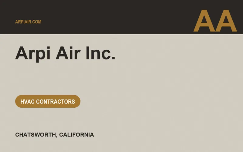 Arpi Air Inc. in Chatsworth, California