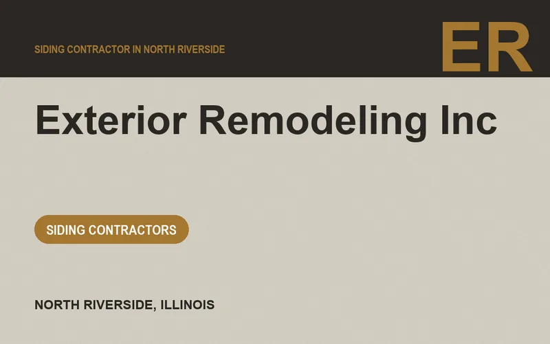 Exterior Remodeling Inc in North Riverside, Illinois