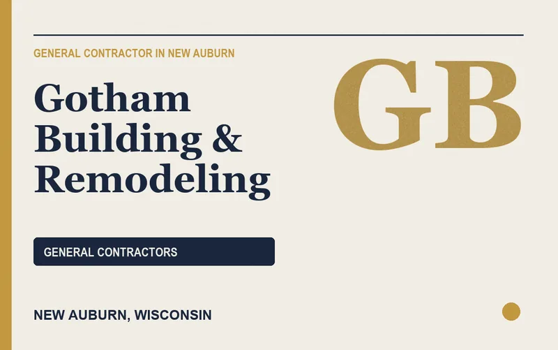 Gotham Building & Remodeling in New Auburn, Wisconsin