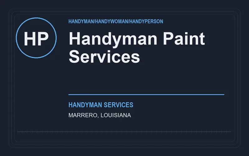 handyman paint services in Marrero, Louisiana