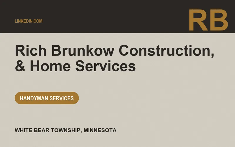 Rich Brunkow Construction, & Home Services in White Bear Township, Minnesota