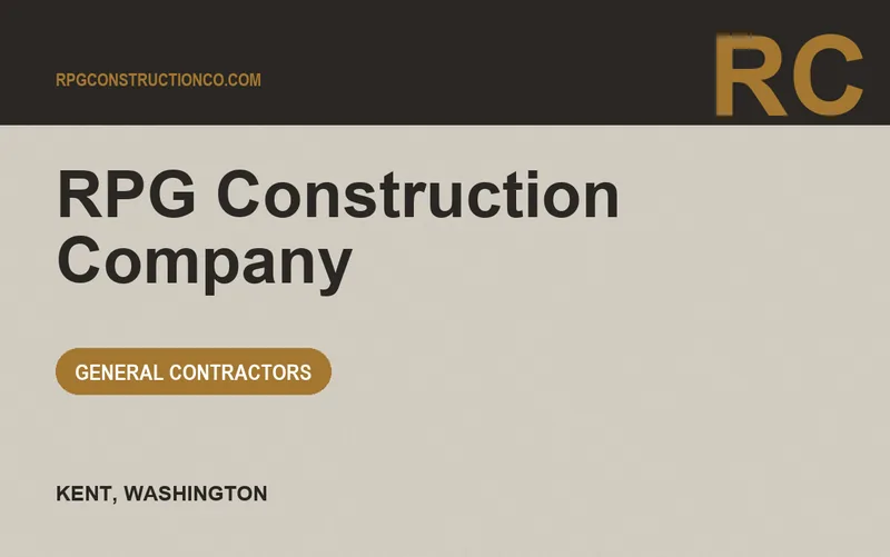 RPG Construction Company in Kent, Washington