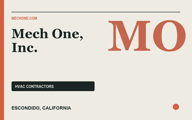 Mech One, Inc. in Escondido, California