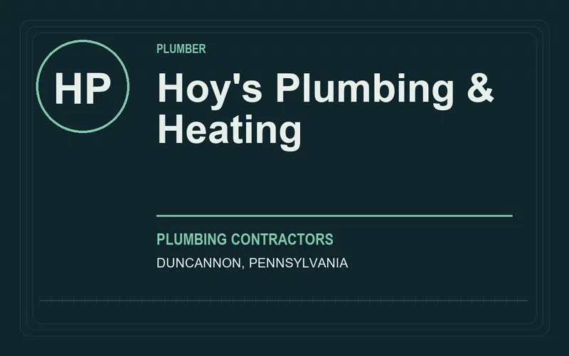 Hoy's Plumbing & Heating in Duncannon, Pennsylvania