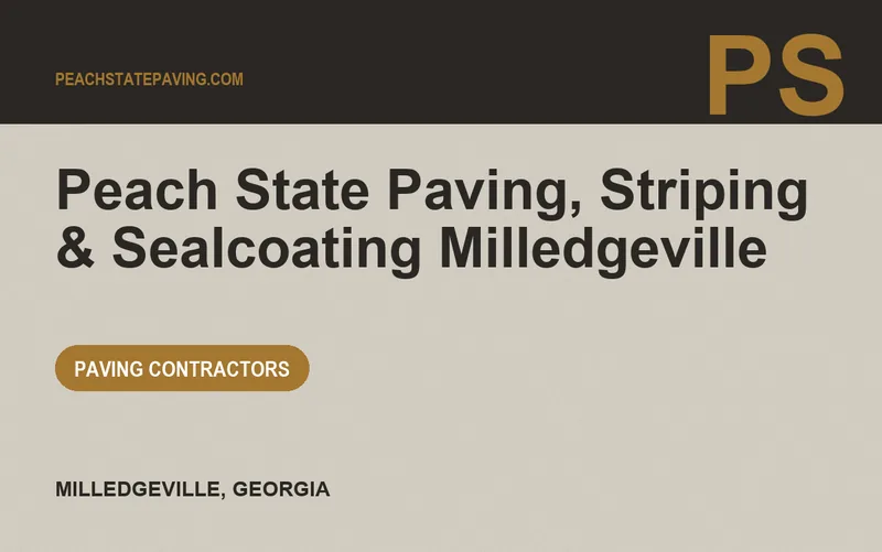Peach State Paving, Striping & Sealcoating Milledgeville in Milledgeville, Georgia