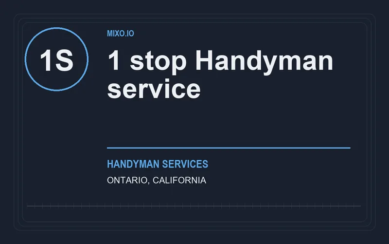 1 stop Handyman service in Ontario, California