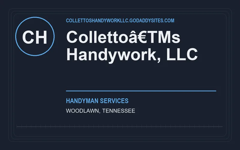 Collettoâ€TMs Handywork, LLC in Woodlawn, Tennessee