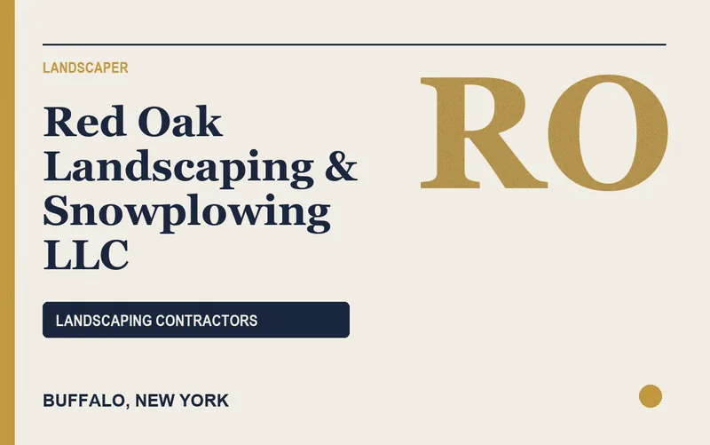 Red Oak Landscaping & Snowplowing LLC in Buffalo, New York