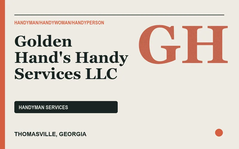 Golden Hand's Handy Services LLC in Thomasville, Georgia