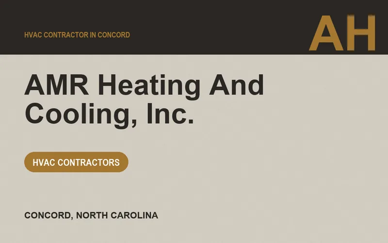 AMR Heating And Cooling, Inc. in Concord, North Carolina
