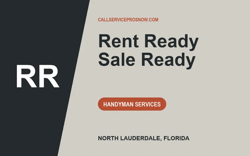 Rent Ready Sale Ready in North Lauderdale, Florida