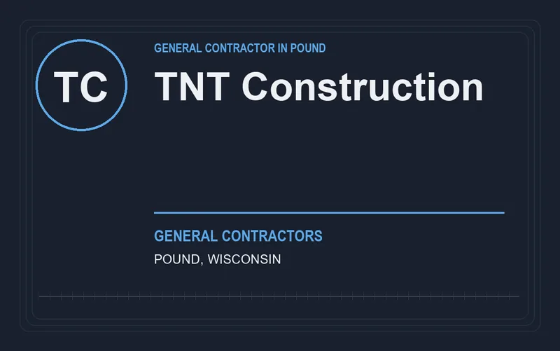 TNT Construction in Pound, Wisconsin