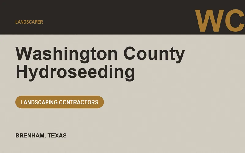 Washington County Hydroseeding in Brenham, Texas