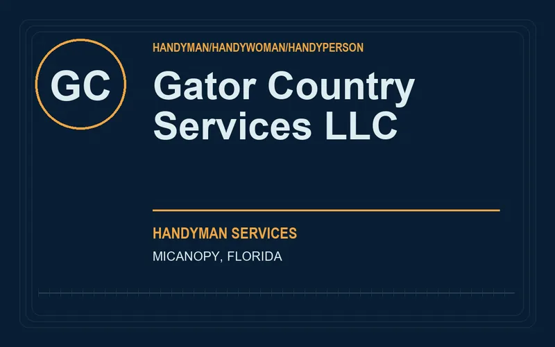 Gator Country Services Llc in Micanopy, Florida
