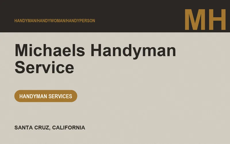 Michaels Handyman Service in Santa Cruz, California