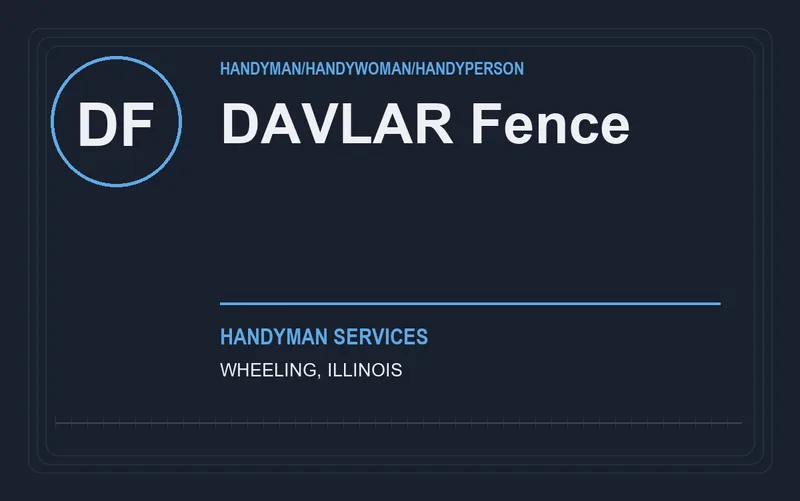 DAVLAR Fence in Wheeling, Illinois