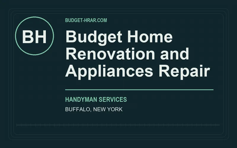 Budget Home Renovation and Appliances Repair in Buffalo, New York