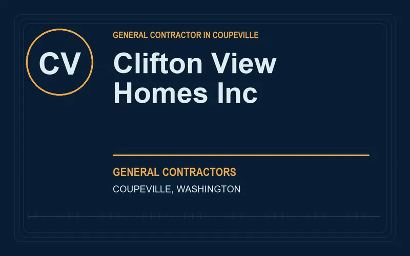 Clifton View Homes Inc in Coupeville, Washington