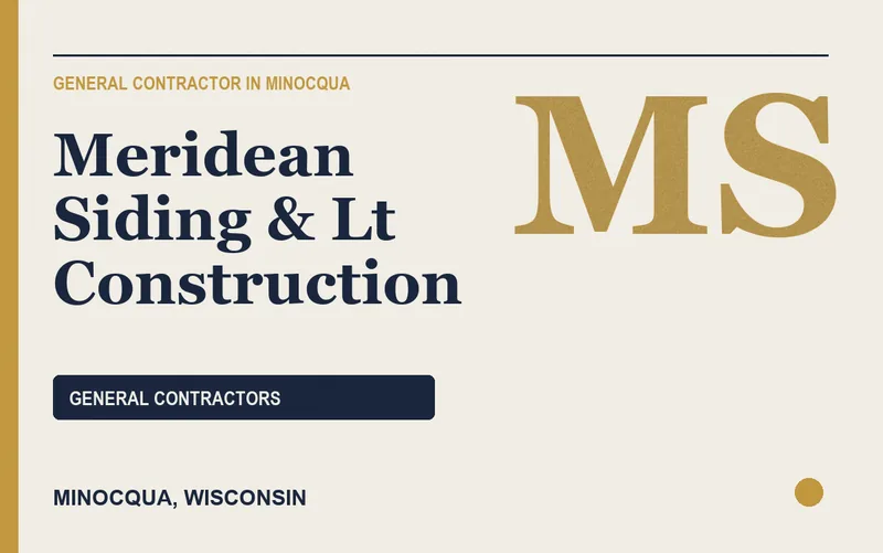 Meridean Siding & Lt Construction in Minocqua, Wisconsin