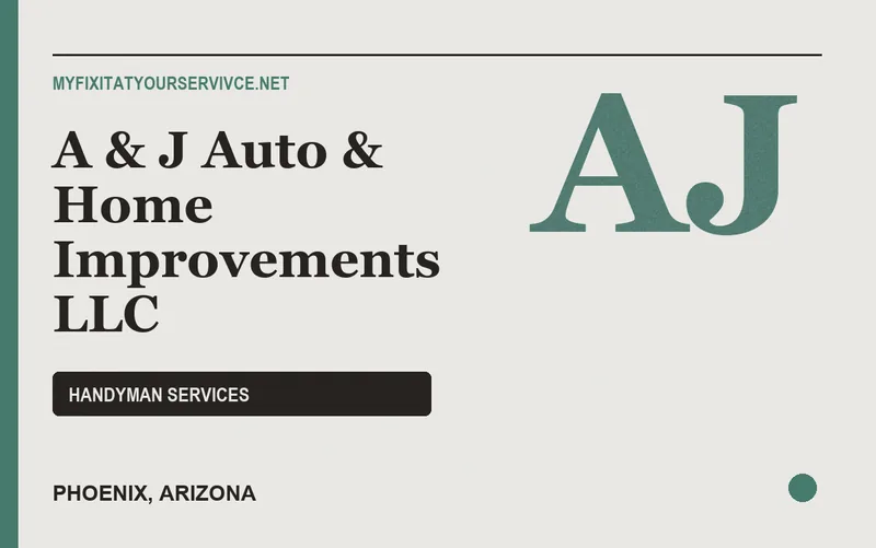 A & J Auto & Home Improvements L.L.C in Phoenix, Arizona